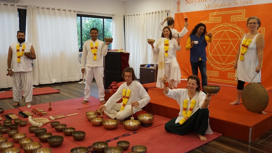 Satyam Shivam Sundaram Meditation School India Offers Certified Courses For Tibetan Singing Sound Healing Meditation Teacher Training Certification Course  India