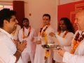 Students Group During 200 hours Meditation Teacher Training In Rishikesh India With Shiva Girish