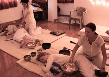 Sound Healing Students Teaching India 6