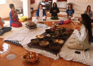 Tibetan Singing Bowls Healing Training India 2