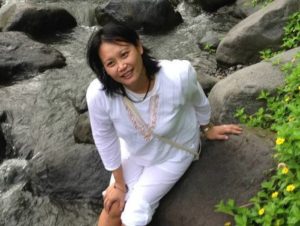 Nicole Yoga meditation student